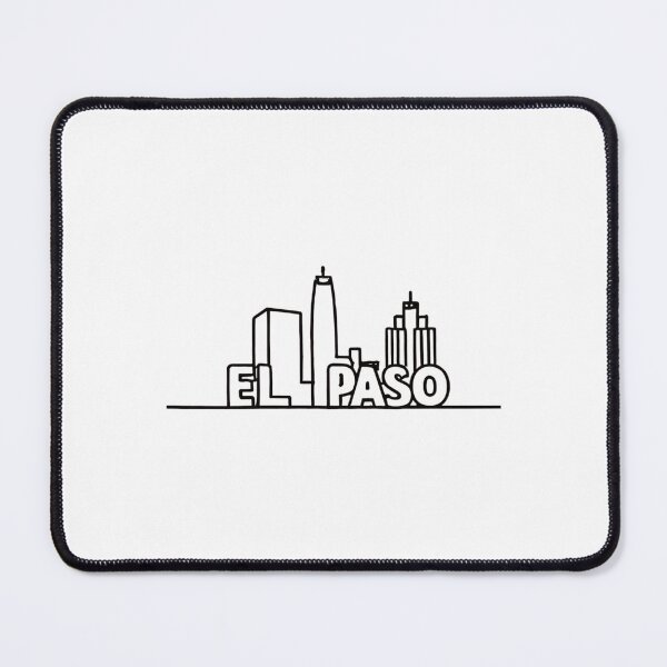 Item preview, El Paso, Texas | City Drawing Minimalist Style 3 designed and sold by CircinusStore.