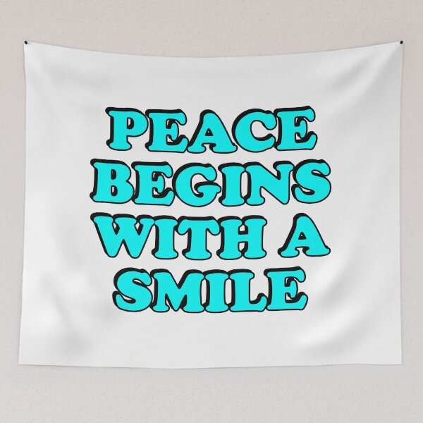 Item preview, Peace Begins With A Smile designed and sold by Inspirationmotivation.