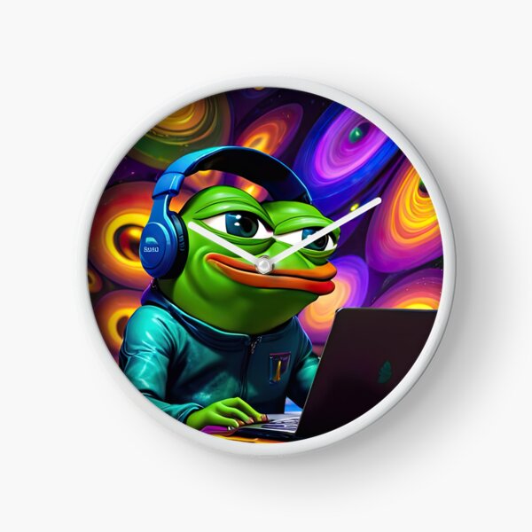 Pepe Frog Meme Clocks for Sale