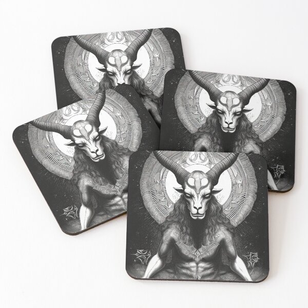 Item preview, Meditating Baphomet designed and sold by OccultDreams.