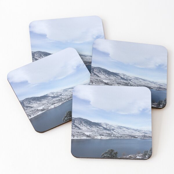 Item preview, Snow-Capped Horsetooth Reservoir in Winter designed and sold by Maritza Morales.
