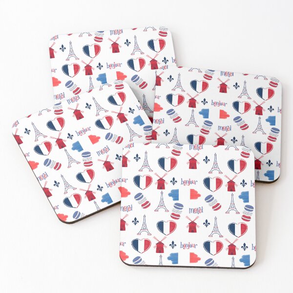 Item preview, Vive La France seamless pattern  designed and sold by eireaine.