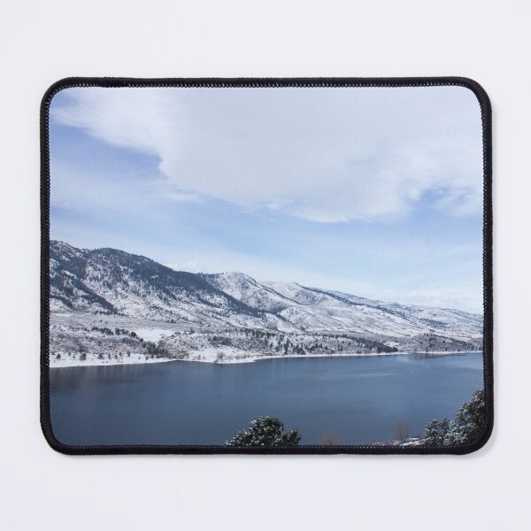 Item preview, Snow-Capped Horsetooth Reservoir in Winter designed and sold by Maritza Morales.