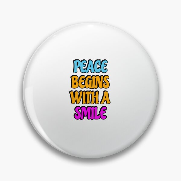 Item preview, Peace Begins With A Smile designed and sold by Inspirationmotivation.