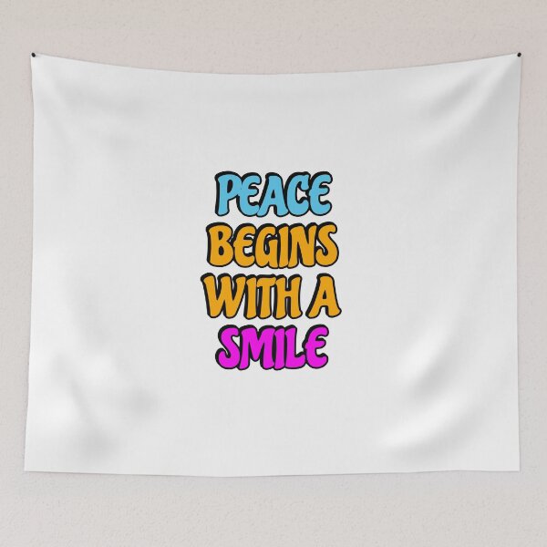 Item preview, Peace Begins With A Smile designed and sold by Inspirationmotivation.