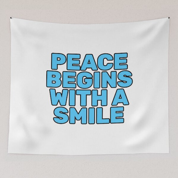 Item preview, Peace Begins With A Smile designed and sold by Inspirationmotivation.
