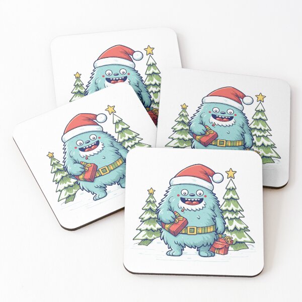 Item preview, Kawaii Yeti Ready for Christmas Party 6 designed and sold by eyestetix.