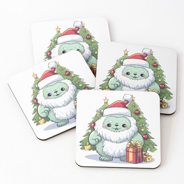 Item preview, Kawaii Yeti Ready for Christmas Party 7 designed and sold by eyestetix.