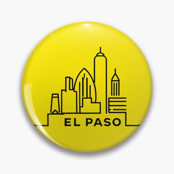 Item preview, El Paso, Texas | City Drawing Minimalist Style 5 designed and sold by CircinusStore.