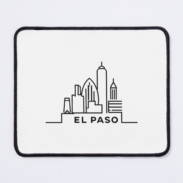 Item preview, El Paso, Texas | City Drawing Minimalist Style 5 designed and sold by CircinusStore.