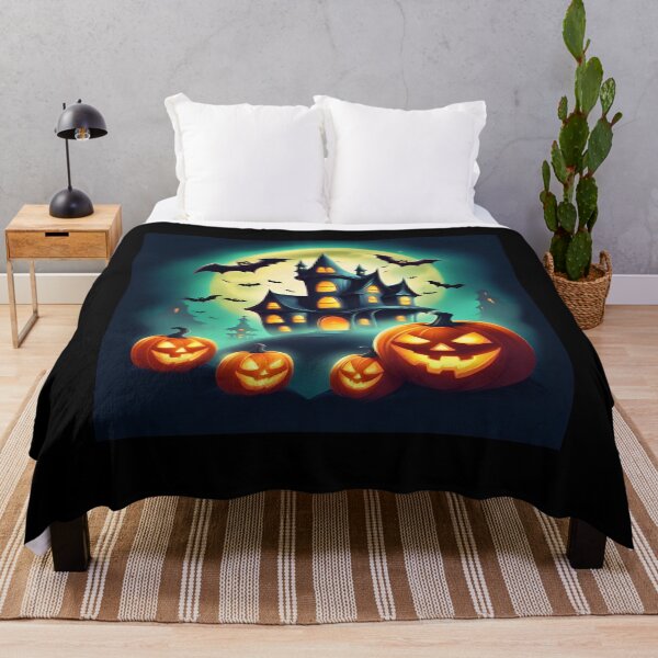Item preview, Happy Halloween in a Haunted House designed and sold by Ulandia.