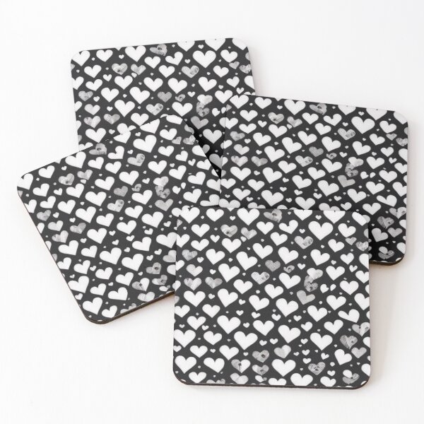 Item preview, Black & White Hearts  designed and sold by RetseEster.