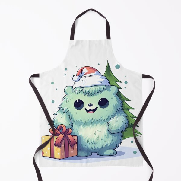 Item preview, Kawaii Yeti Ready for Christmas Party 8 designed and sold by eyestetix.