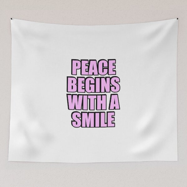 Item preview, Peace Begins With A Smile designed and sold by Inspirationmotivation.