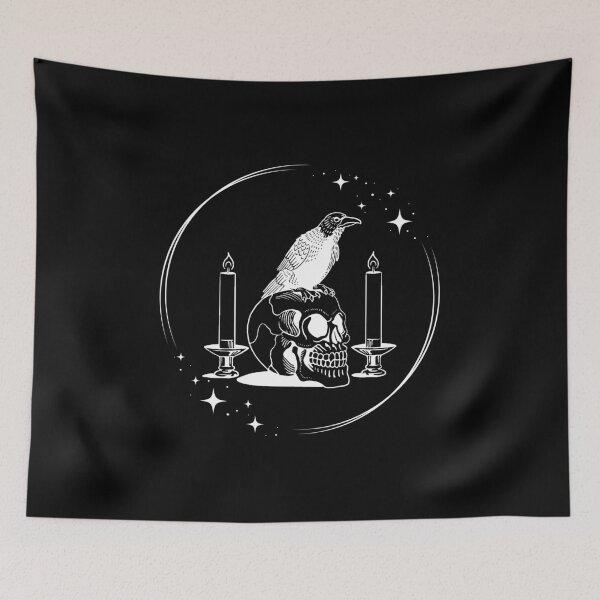 Item preview, Celestial Skull and Crow designed and sold by dobiegerl.