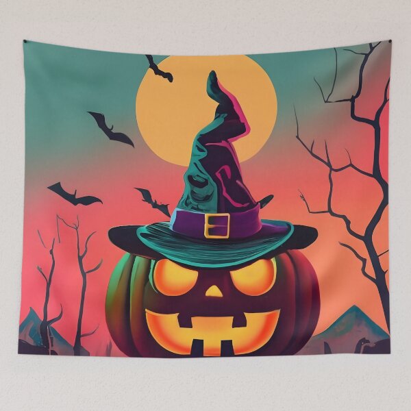 Item preview, Halloween with Scary Pumpkin designed and sold by culturageekstor.