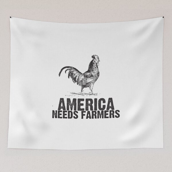 Item preview, America Needs Farmers Retro designed and sold by DjenShop.