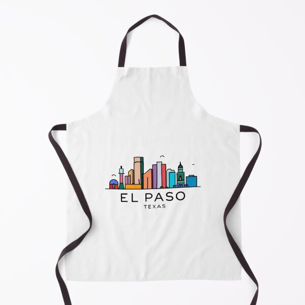 Item preview, El Paso, Texas | City Drawing Minimalist Style 7 designed and sold by CircinusStore.