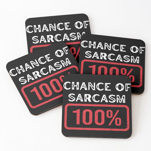 Item preview, Chance Of Sarcasm 100% Snarky Humor Sarcastic People designed and sold by MagicSD Designs.
