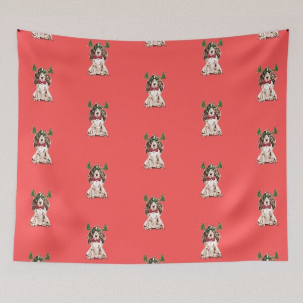 Item preview, Cocker Spaniel Christmas Dog  designed and sold by beastieboutique.