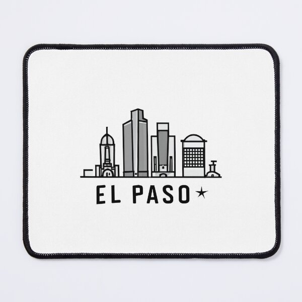 Item preview, El Paso, Texas | City Drawing Minimalist Style 8 designed and sold by CircinusStore.