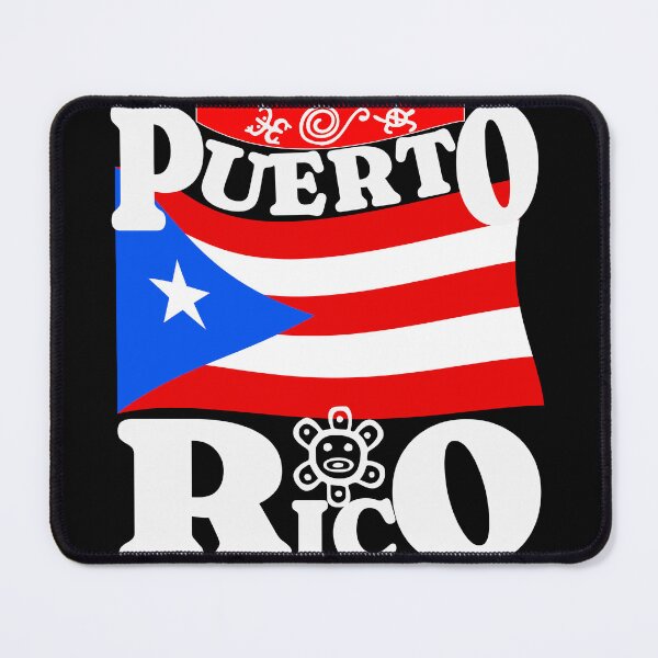Item preview, Puerto Rico proud art showcasing the Puerto Rican flag and Taino's symbols designed and sold by Verle-art.