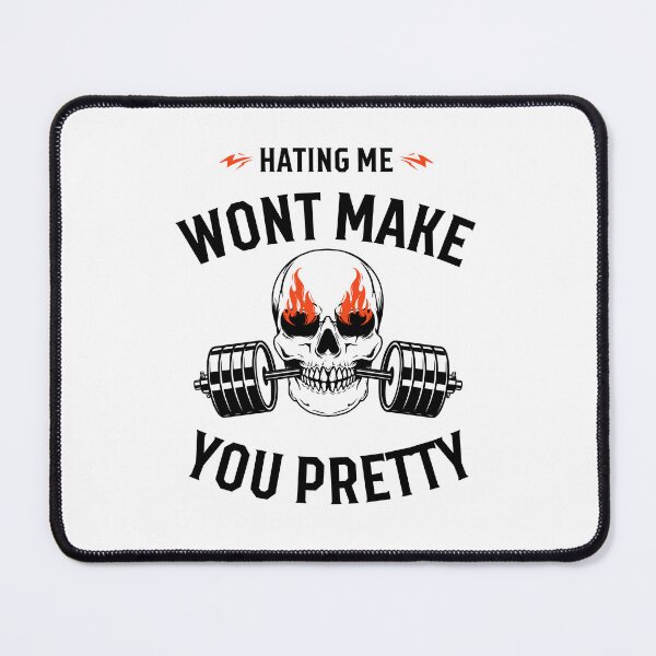 Item preview, Hating me won't make you pretty Funny Pink Text Car Window Bumper Sticker designed and sold by InspireSticker.
