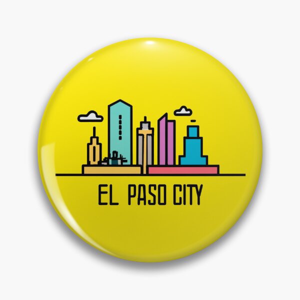 Item preview, El Paso, Texas | City Drawing Simple Style designed and sold by CircinusStore.