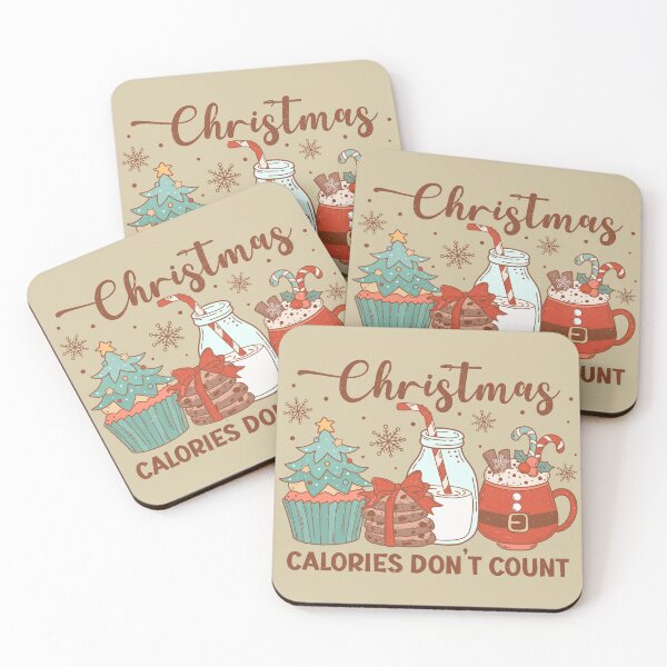 Item preview, Christmas Calories Don't Count Christmas Cookies Cupcakes Cocoa designed and sold by ArtMeetsPizza.