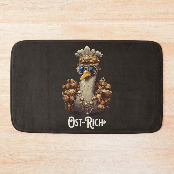 Item preview, Ost-Rich - Lavishly Wealthy Ostrich Design designed and sold by Sir Meow Meow.