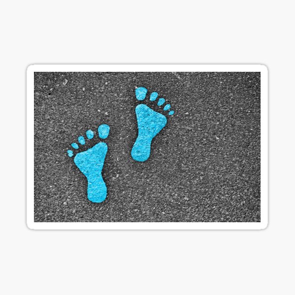 Walk This Way Sticker