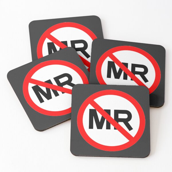 Item preview, MR Unsafe Label Black BG designed and sold by HumerusHumor.