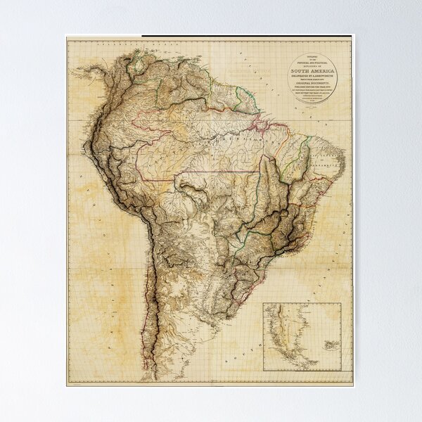 Item preview, Arrowsmith's 1806 Map of South America designed and sold by Francespoppy.