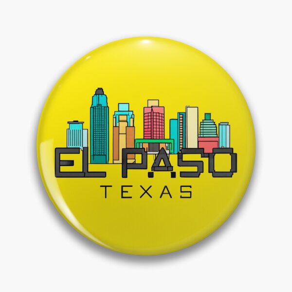 Item preview, El Paso, Texas | City Drawing Pixel Style designed and sold by CircinusStore.