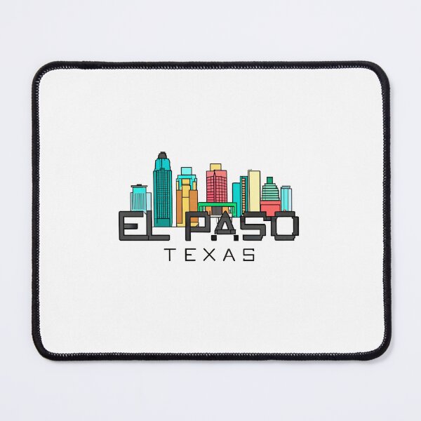 Item preview, El Paso, Texas | City Drawing Pixel Style designed and sold by CircinusStore.