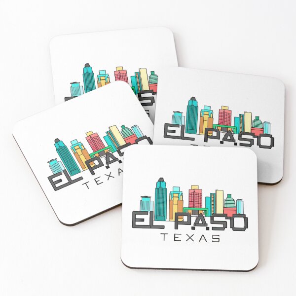 Item preview, El Paso, Texas | City Drawing Pixel Style designed and sold by CircinusStore.