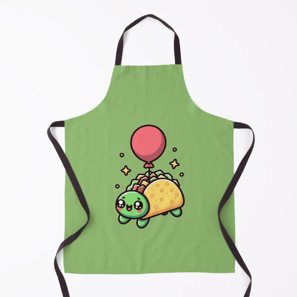 Item preview, Taco Turtle Flying With Balloon designed and sold by SweetClicks123.