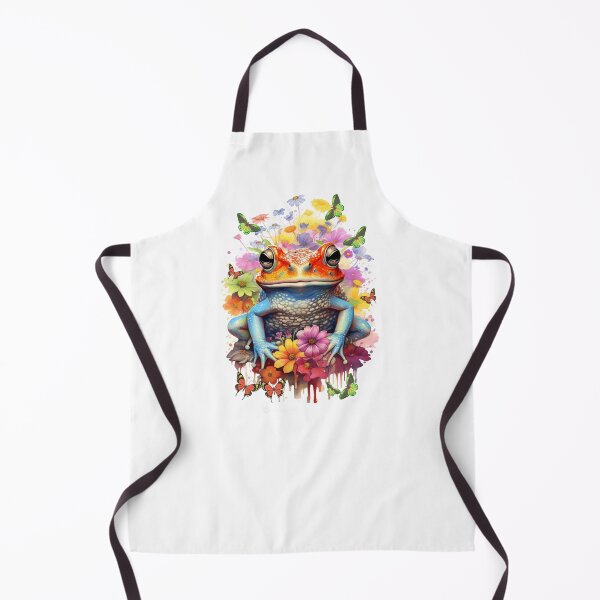 Item preview, Fantasy Frog with flowers and butterflies designed and sold by LoneAngel.