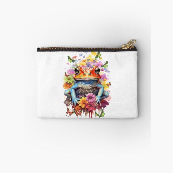 Item preview, Fantasy Frog with flowers and butterflies designed and sold by LoneAngel.