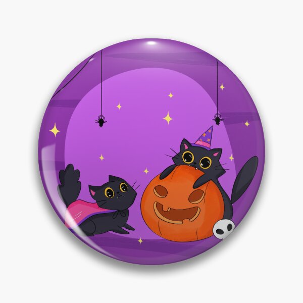 Item preview, Gatos de Halloween designed and sold by mannuilustra.