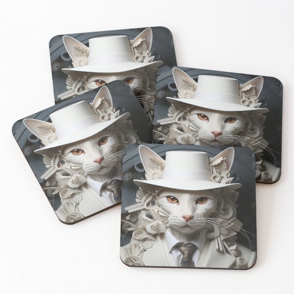Item preview, Cats in Hats designed and sold by LuckyCatStore.