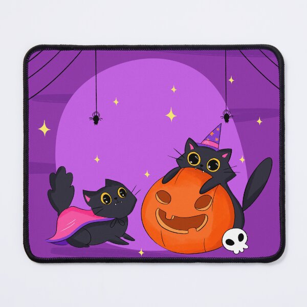 Item preview, Gatos de Halloween designed and sold by mannuilustra.