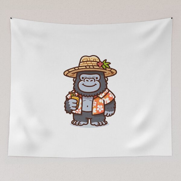 Item preview, Gorilla in vacation  designed and sold by Rinohana.