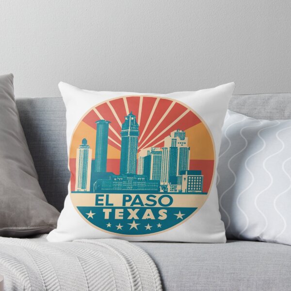 Item preview, El Paso, Texas | City Drawing Retro Style designed and sold by CircinusStore.