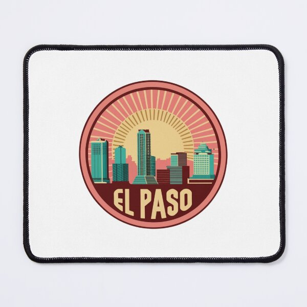 Item preview, El Paso, Texas | City Drawing Sun Style designed and sold by CircinusStore.