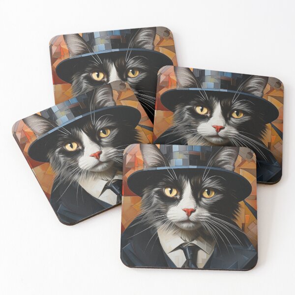 Item preview, Cats in Hats designed and sold by LuckyCatStore.