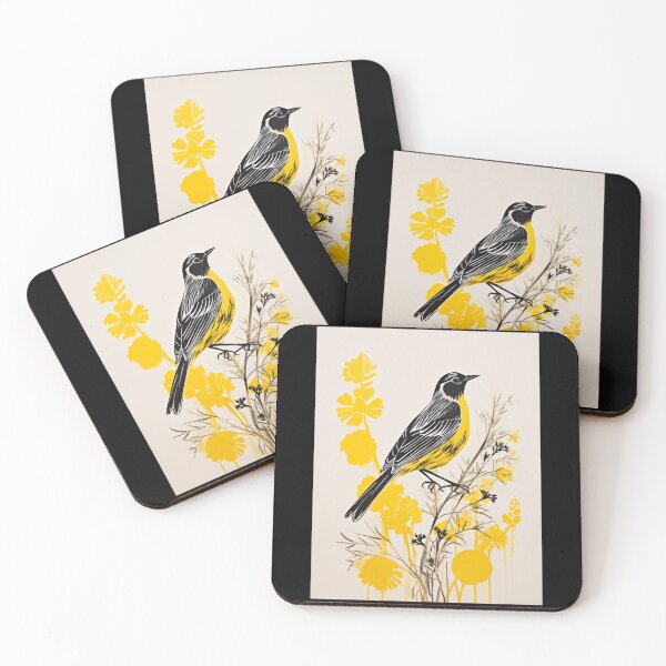 Item preview, Eastern Meadowlark With Yellow Floral designed and sold by TorpStore.