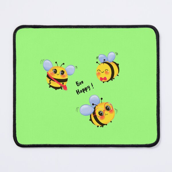 Item preview, Abelha Feliz. Bee Happy. designed and sold by mannuilustra.