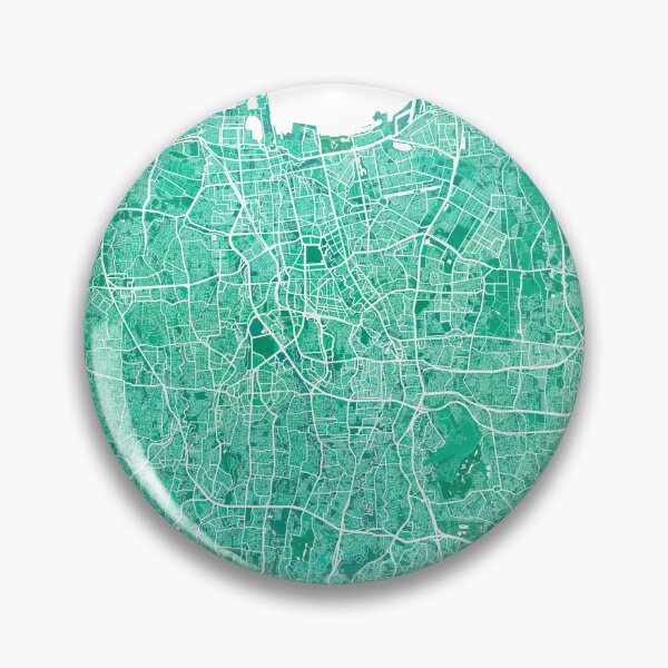 Item preview, Mapa de la ciudad de Yakarta de Indonesia - Acuarela designed and sold by deMAP.