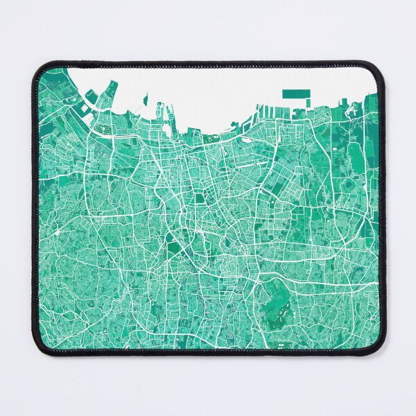 Item preview, Jakarta City Map of Indonesia - Watercolor designed and sold by deMAP.
